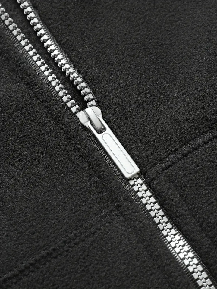 Aubin - סווטשירט עם רוכסן, שרוולים ארוכים וכיסים