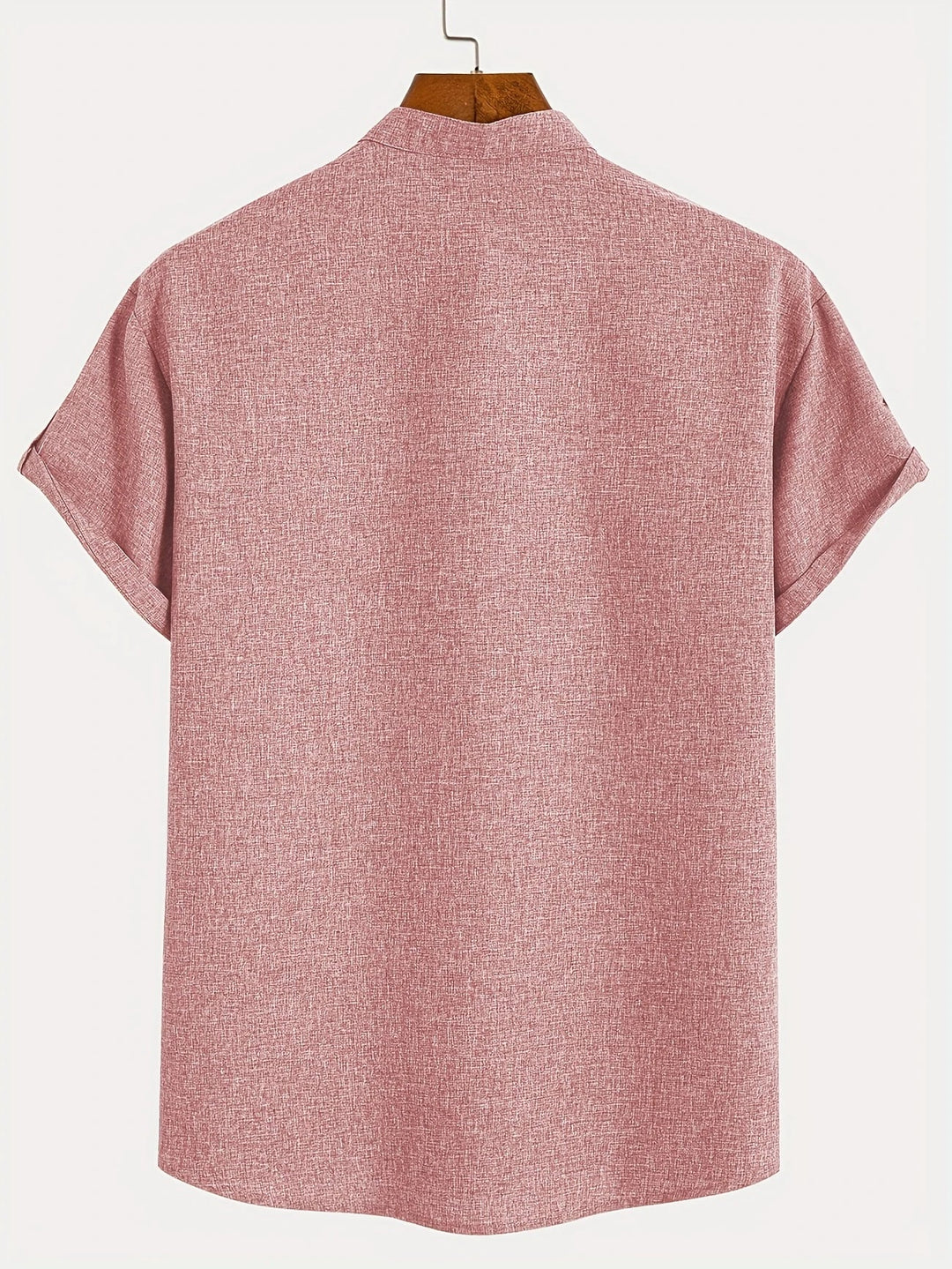 Elliott - חולצה אלגנטית עם שרוולים קצרים וצווארון עומד