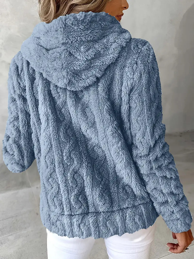 Ganka - סווטשירט עם רוכסן ושרוולים ארוכים