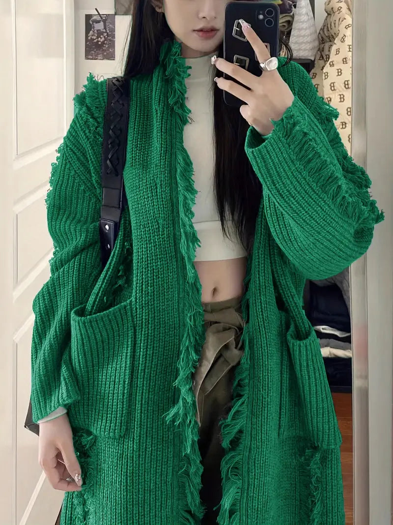 Ramziya - אלגנטיציצה ארוכהקרדיגןעםכיס