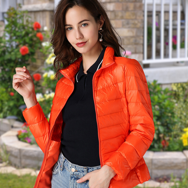 Isla - מעיל אטום למים בצבע לבן