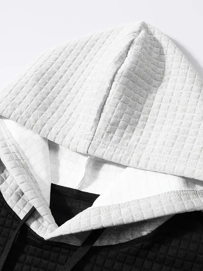 Arvid - סווטשירט עם מרקם בצבע אחיד