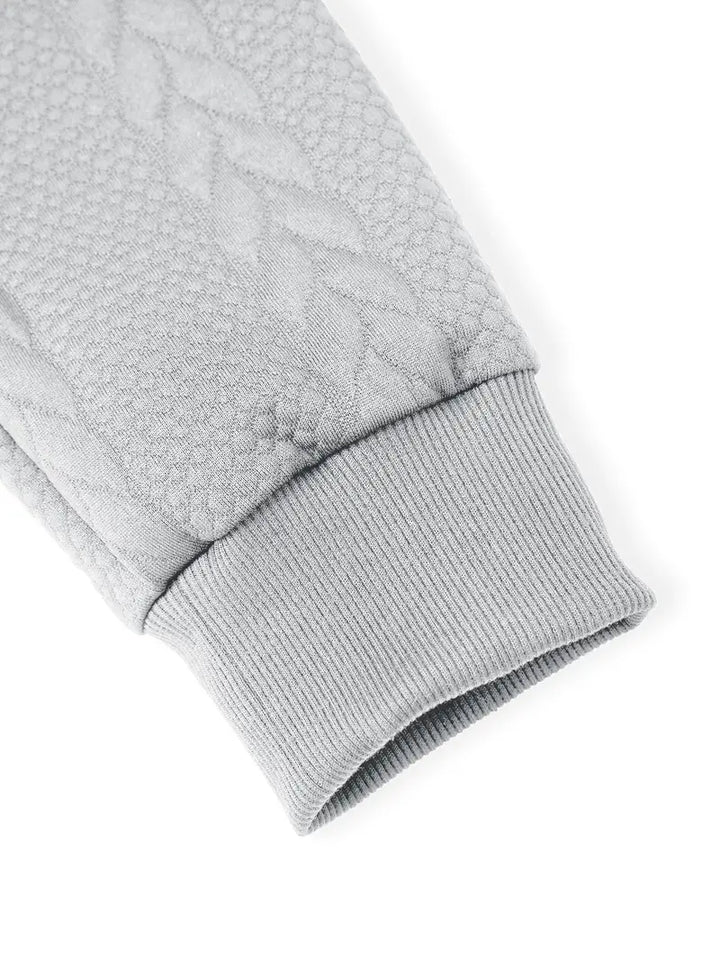 Justus - סוודר סרוג עם שרוולים ארוכים וכובע