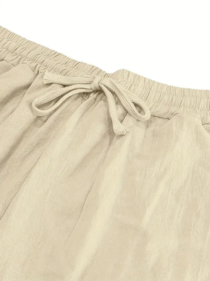 Kirk - מכנסי כותנה נושמים עם כיסים