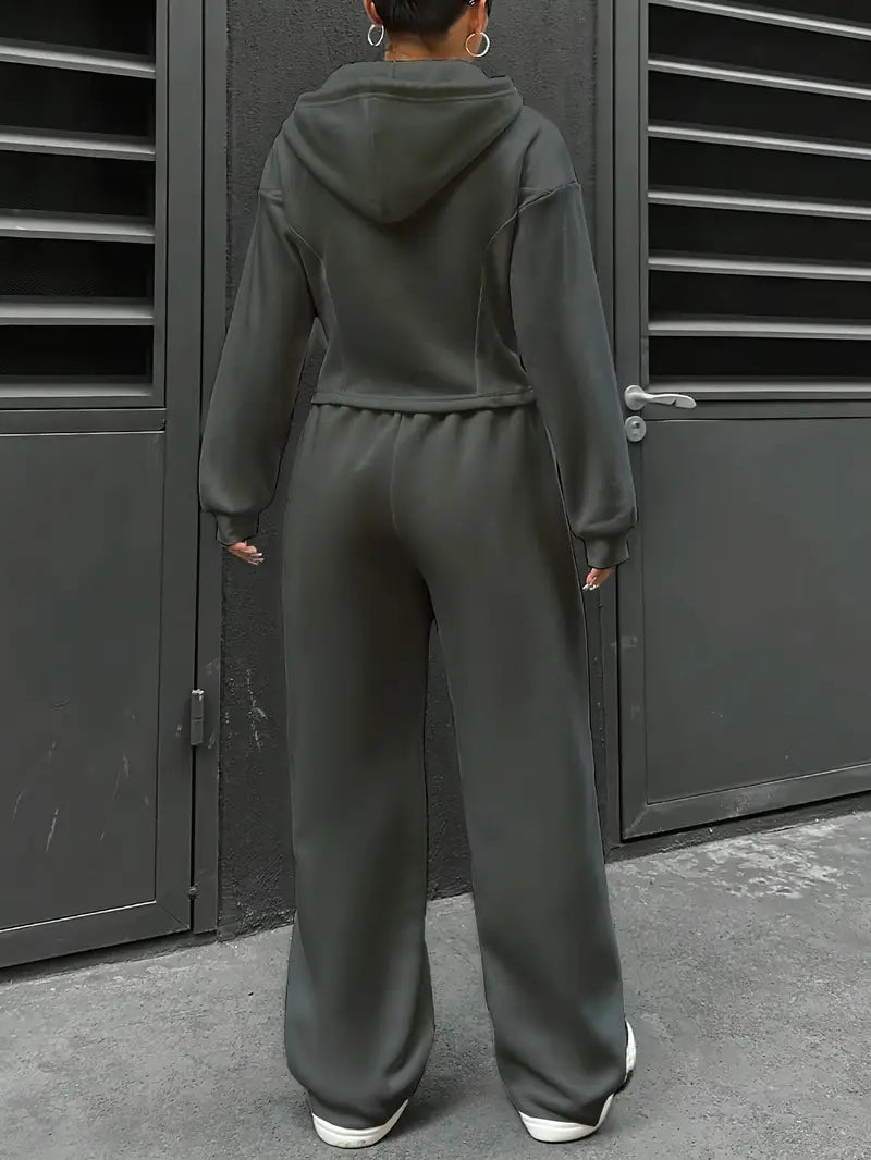 Nanci - סט שני חלקים קז'ואל עם שרוולים ארוכים