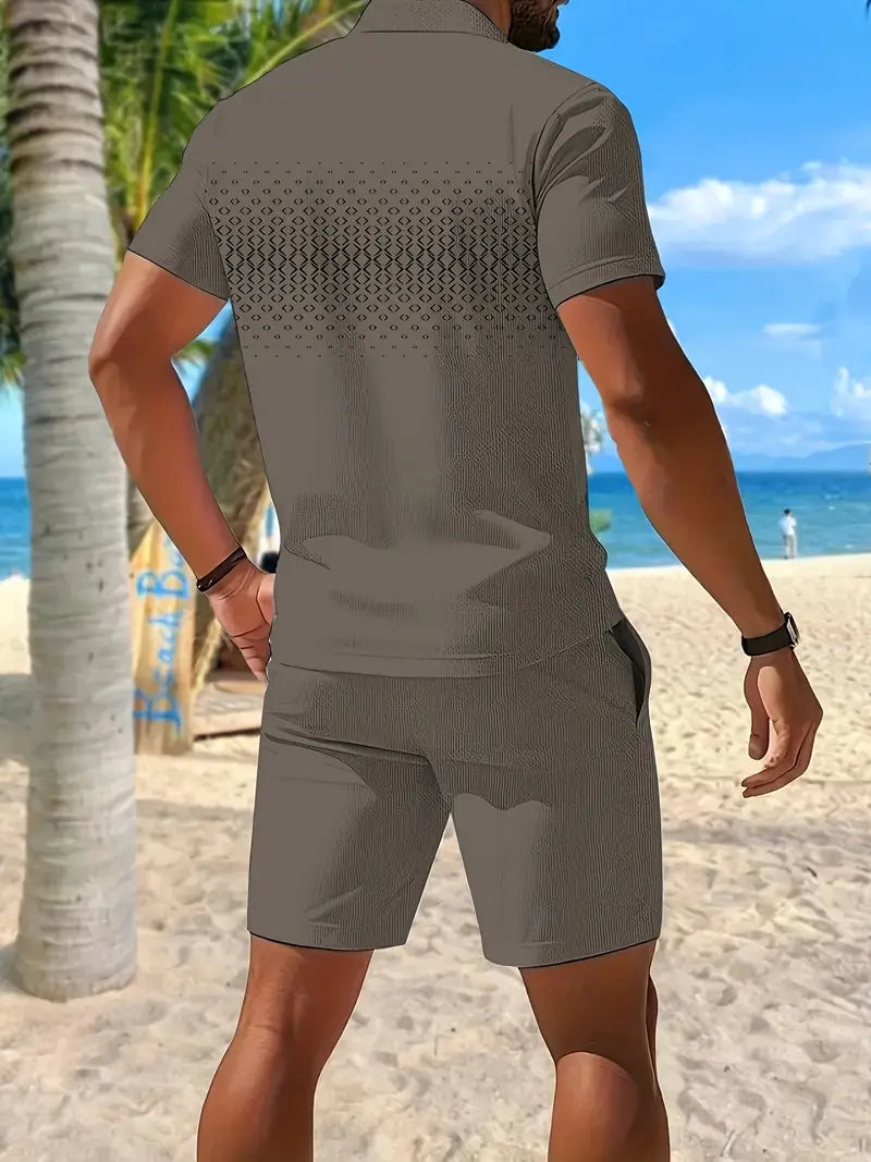 Zackary - סט קצר עם שרוולים קצרים לקיץ