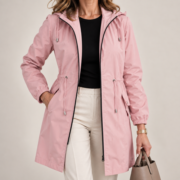 Jenevy - Lightweight Waterproof Jacket With Hoodie