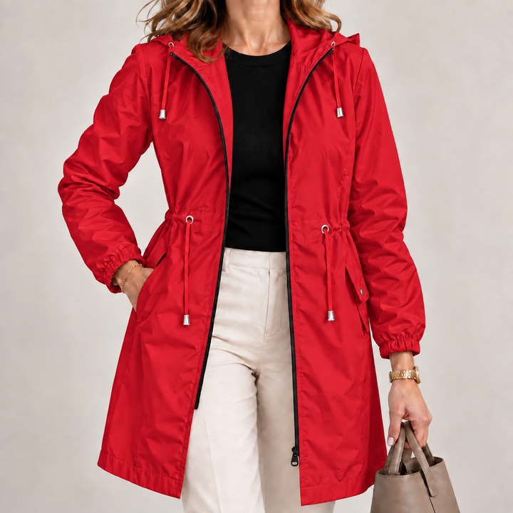 Jenevy - Lightweight Waterproof Jacket With Hoodie