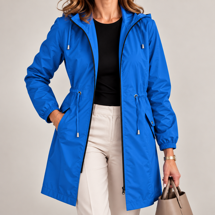 Jenevy - Lightweight Waterproof Jacket With Hoodie