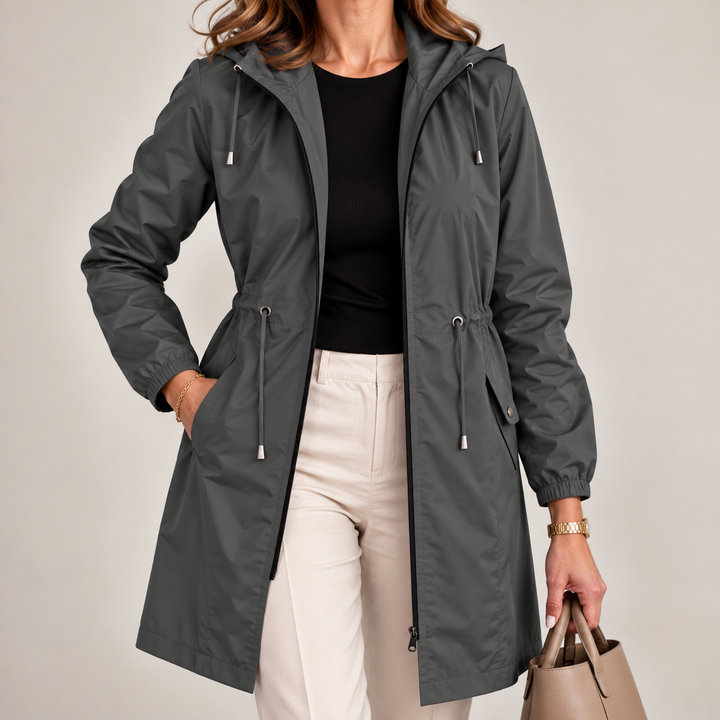 Jenevy - Lightweight Waterproof Jacket With Hoodie