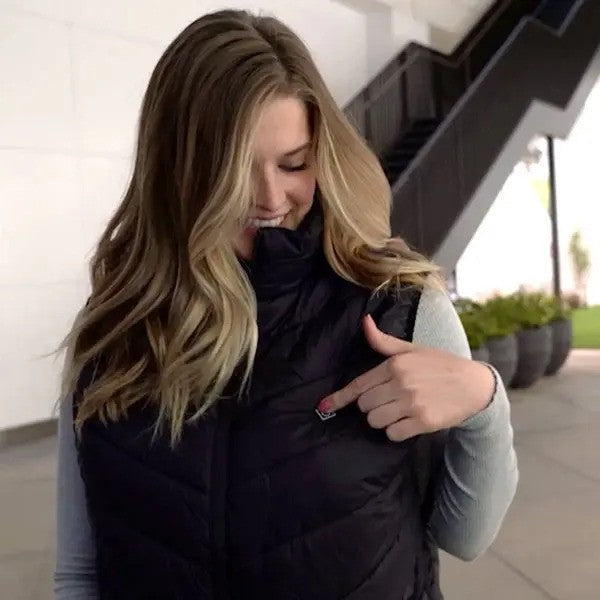 HeatGuard - וסט מחמם ללא שרוולים, עמיד למים