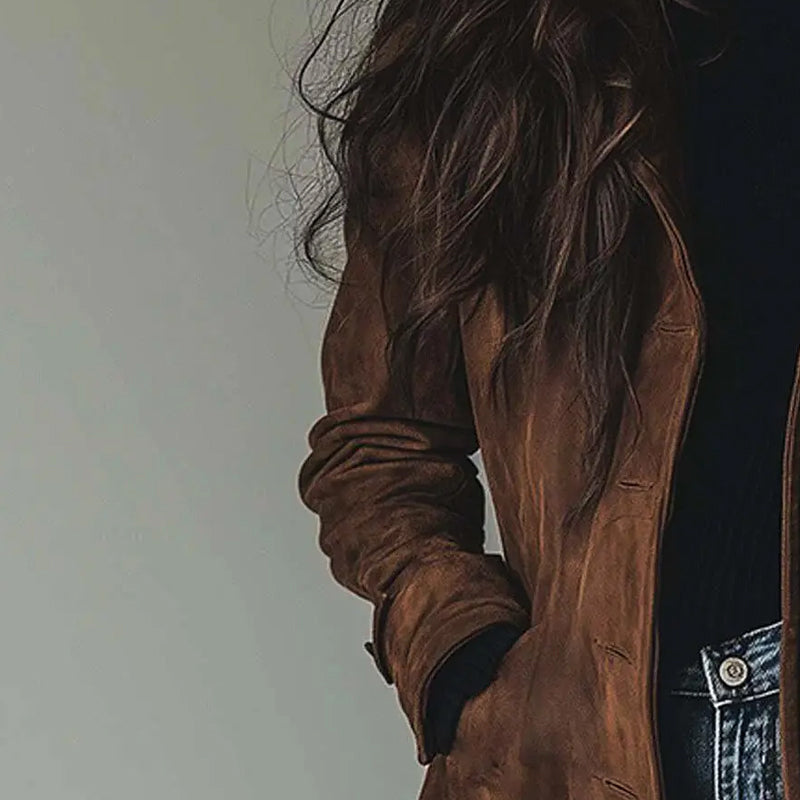 Philippa - מעיל טרנץ' וינטג' מזמש