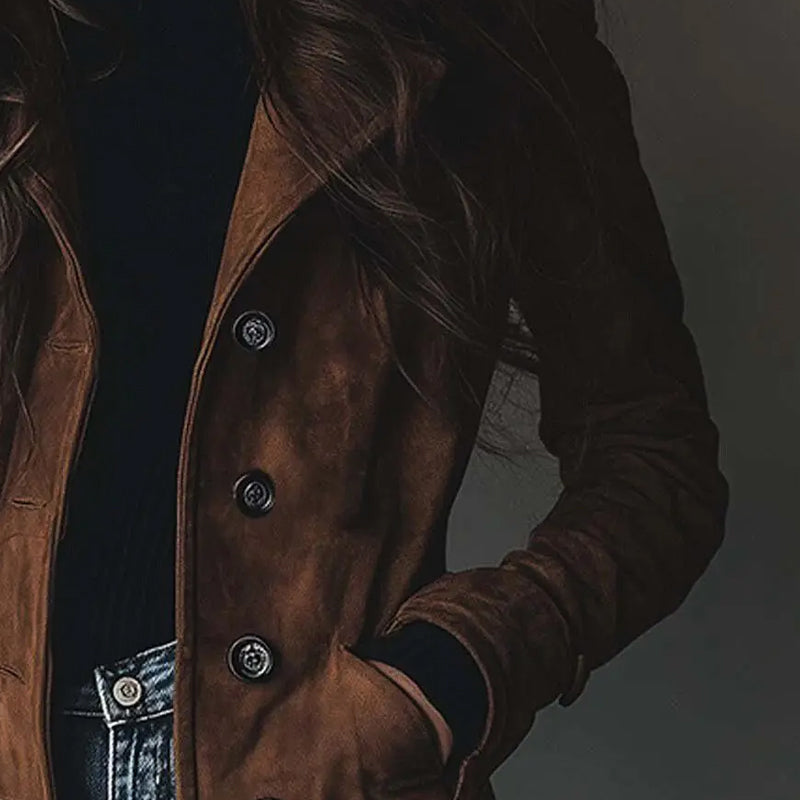 Philippa - מעיל טרנץ' וינטג' מזמש