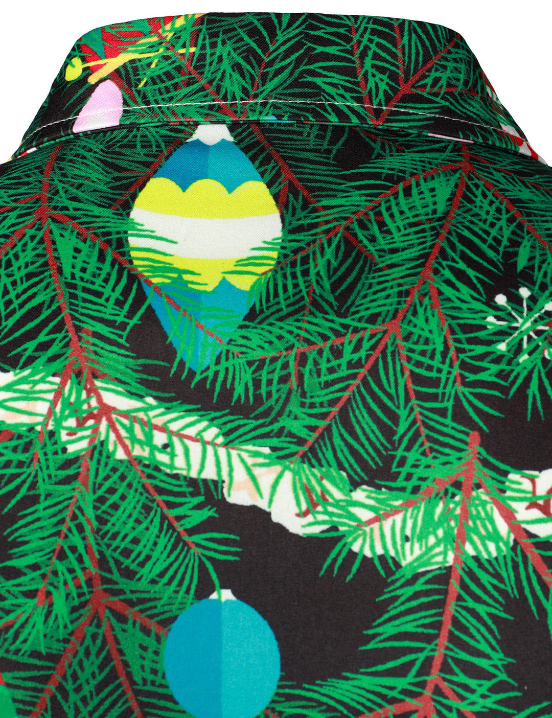 Gason - חולצת גברים עם הדפס הסוואה של עץ חג המולד, גזרה רגילה, חולצה ארוכת שרוולים עם עיצוב מהנה