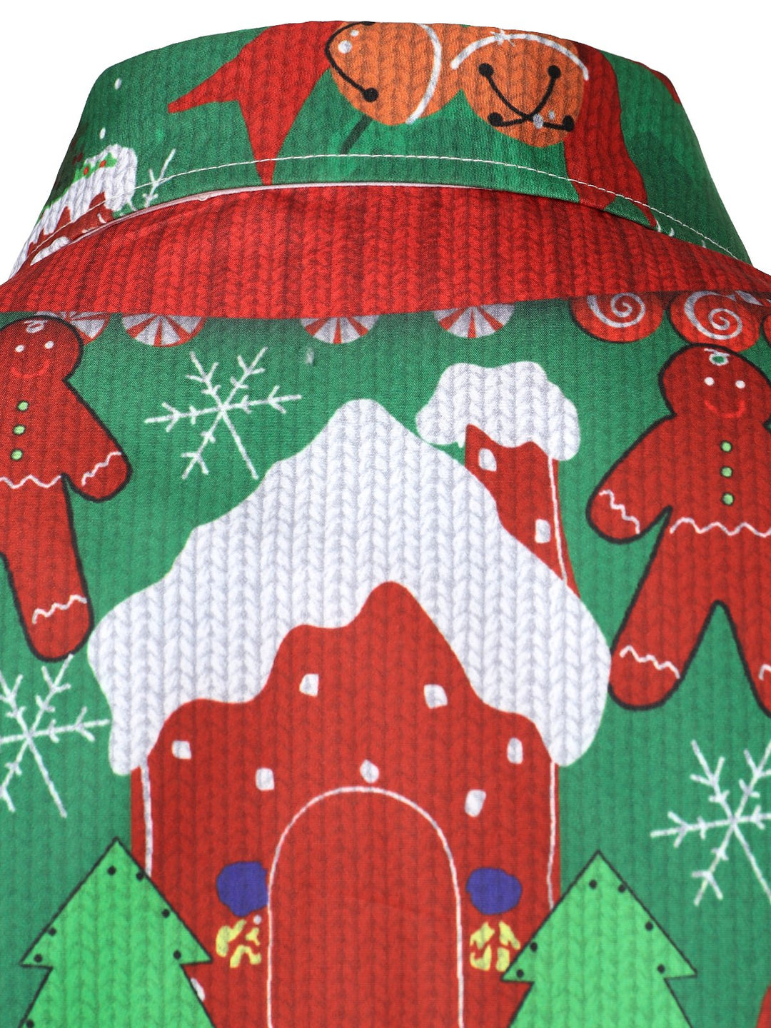 Grant - חולצת חג מולד מצחיקה לגברים, חולצת חג עם שרוולים ארוכים ומכוערת