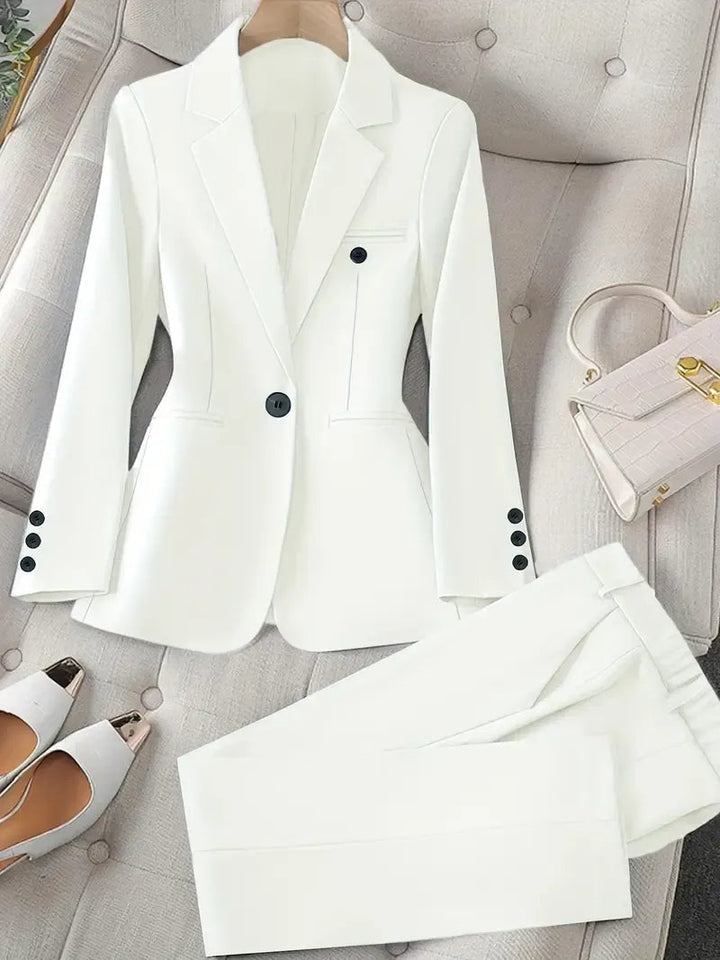 Tazmin - חליפת ז'קט ומכנסיים אלגנטית