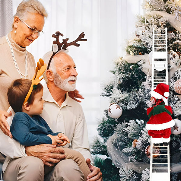 ClimbingLadder - סנטה קלאוס מטפס בסולם