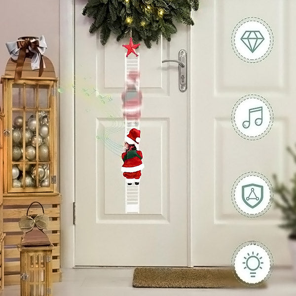 ClimbingLadder - סנטה קלאוס מטפס בסולם