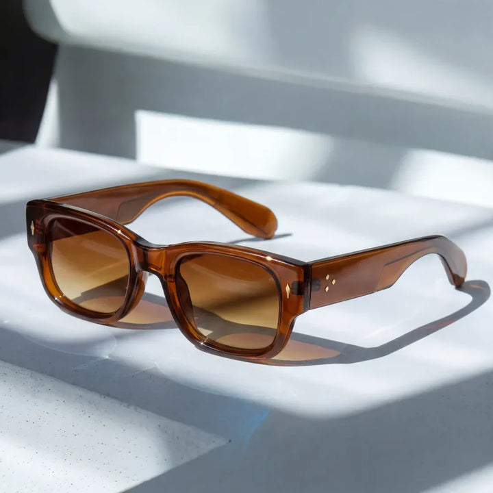 Milo - משקפי שמש עם מסגרת מרובעת ועדשות כהות