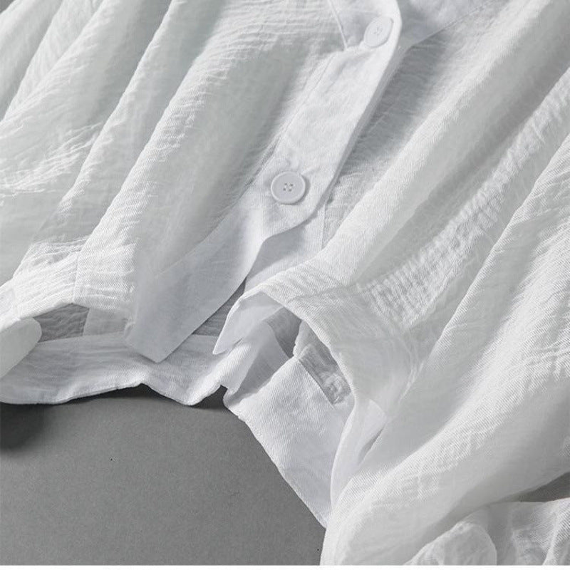 Shuhui -חולצת פשתן פרימיום