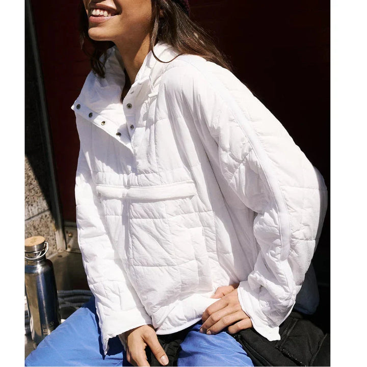 Merve - מעיל פוך אלגנטי עם שרוולים ארוכים