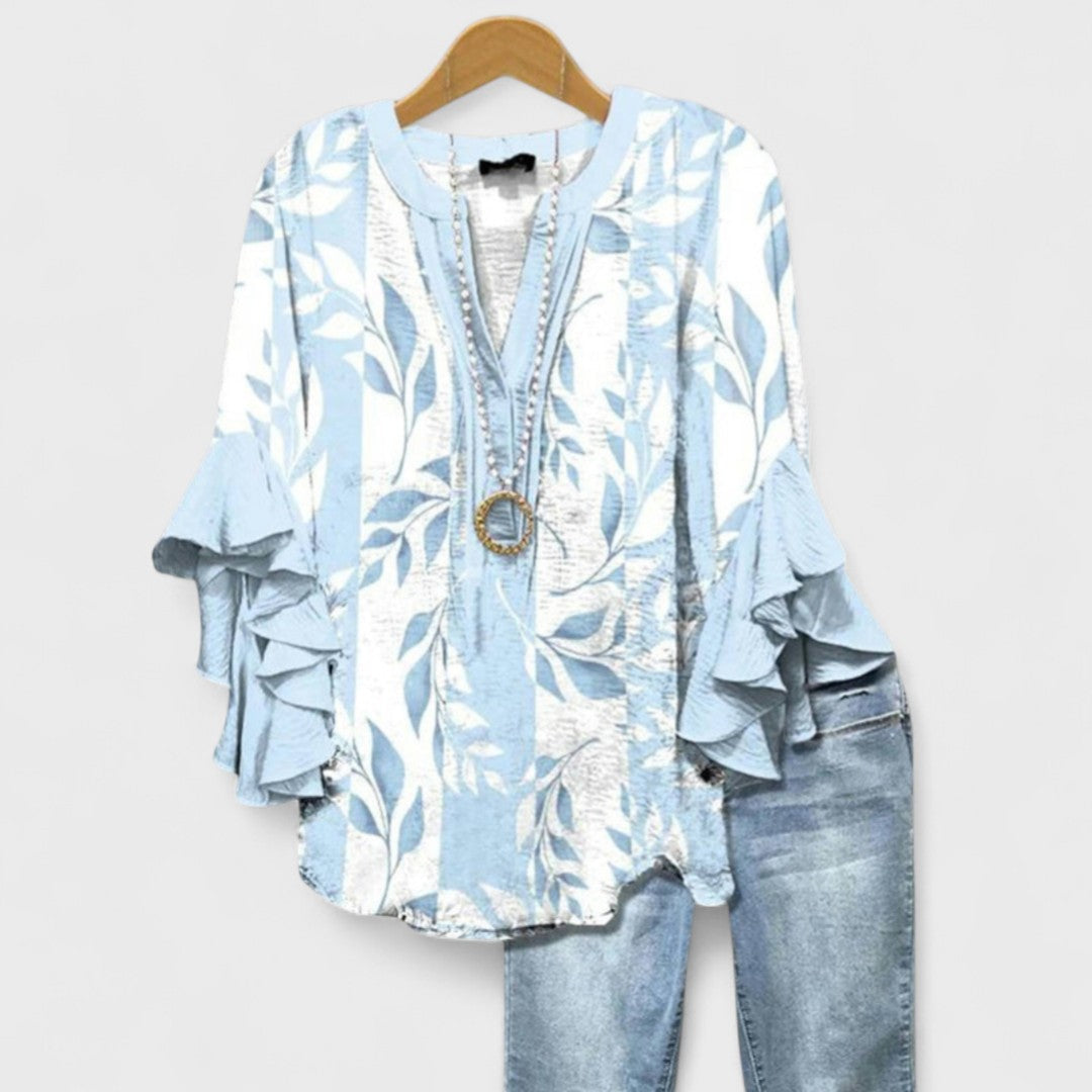 Rachida - חולצת פרחים אלגנטית