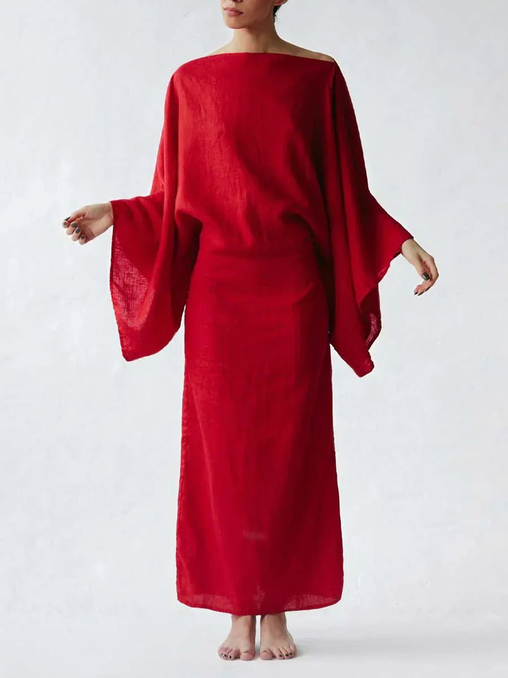 Rochelle - שמלה בסגנון קימונו