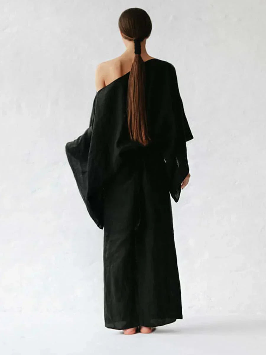 Rochelle - שמלה בסגנון קימונו