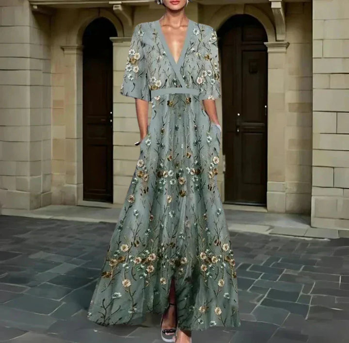 Jane - שמלת פרחים אלגנטית