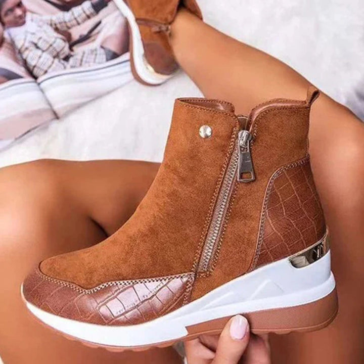 Niniane - מגף קרסול אורתופדי עם רוכסן צדדי