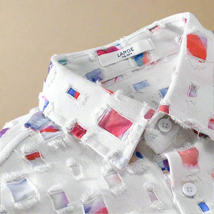 Nazirah - חולצת פסיפס אלגנטית