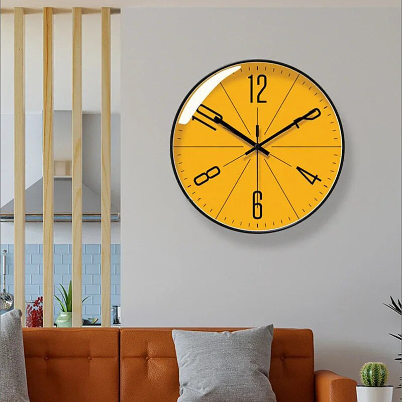 HourNest - שעון קיר כתום אוסלו