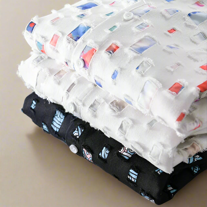 Nazirah - חולצת פסיפס אלגנטית