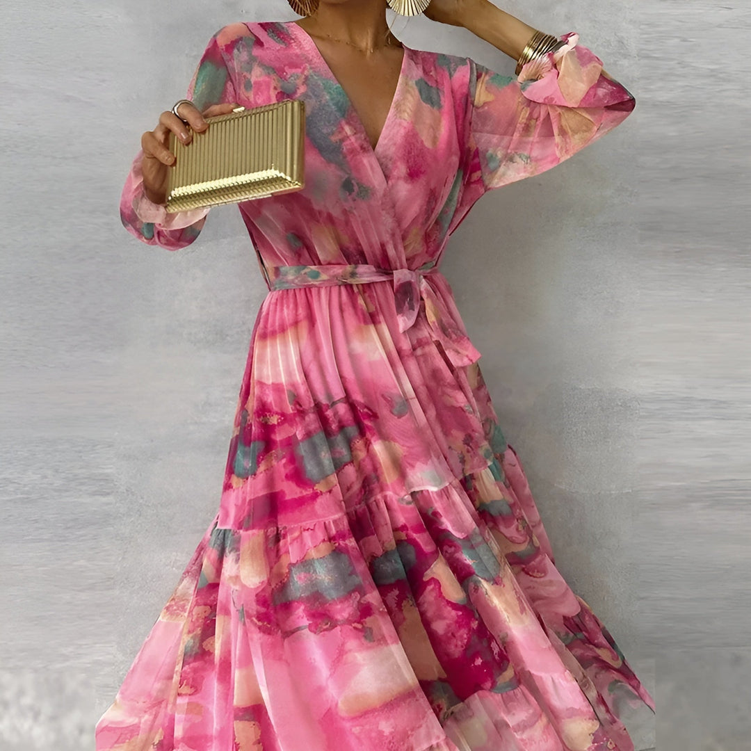 Marizanne - שמלת קיץ אלגנטית עם קפלים