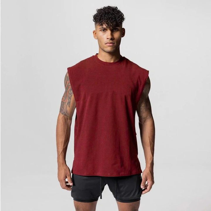 Julius - גופיה עם צווארון עגול וצד פתוח