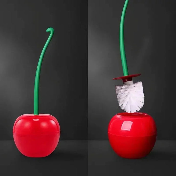 ToiletTart - מברשת אסלה ומחזיק בצורת דובדבן