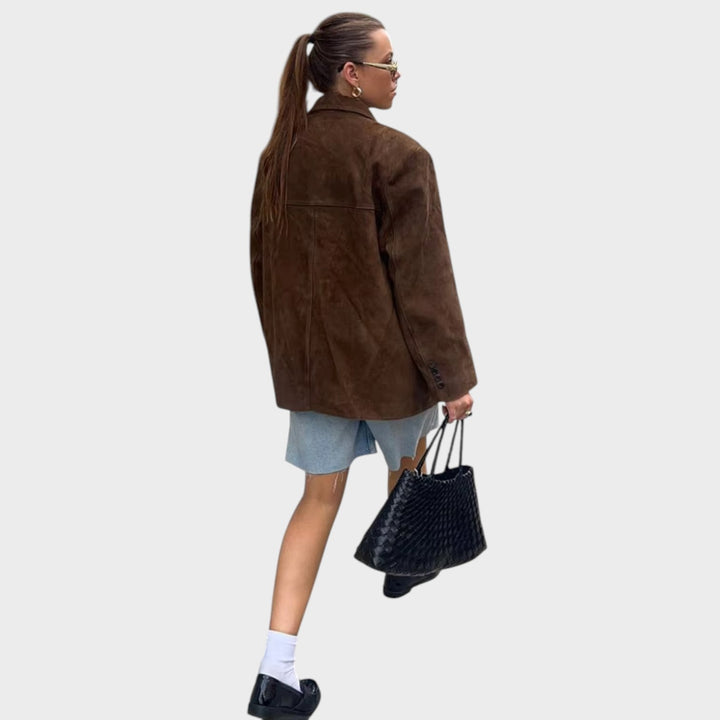 Eline - מעיל סווד מעור לקיץ