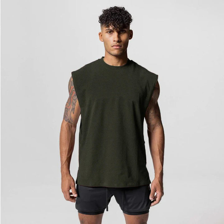 Julius - גופיה עם צווארון עגול וצד פתוח