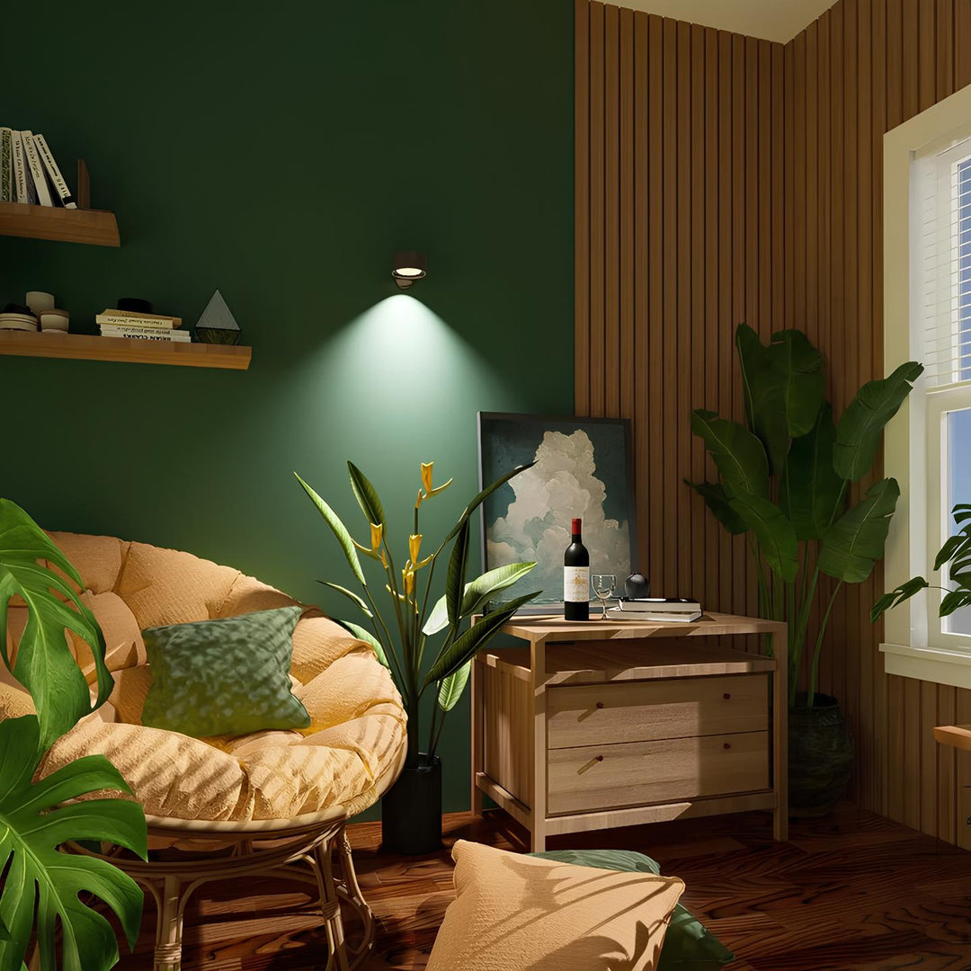 GlowNest - מנורת קיר אלחוטית