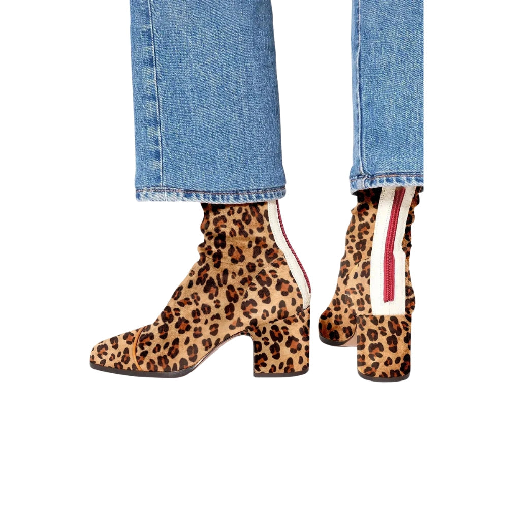 Aless - מגפי קרסול אלגנטיים מעור זמש