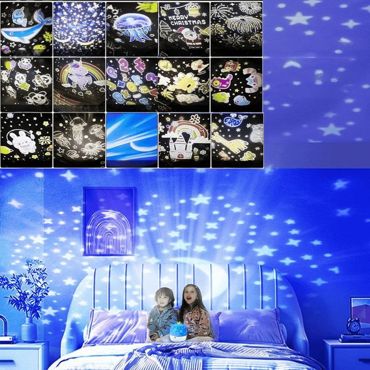 GlowVerse - מקרן אור לילה