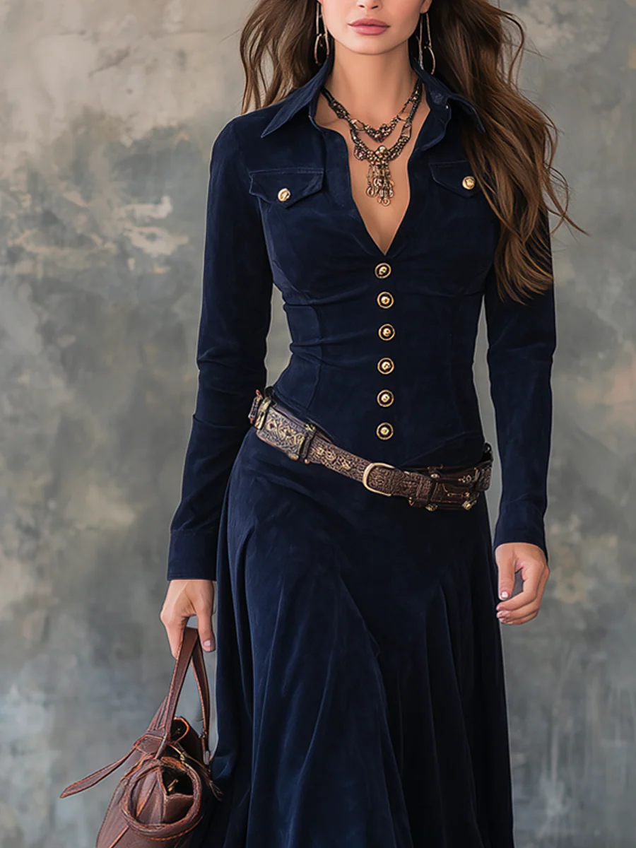 Jelissa - שמלת מקסי מזמש עם חתך