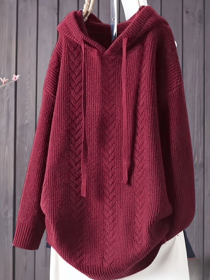 Genivee - סווטשירט ארוך שרוולים סרוג