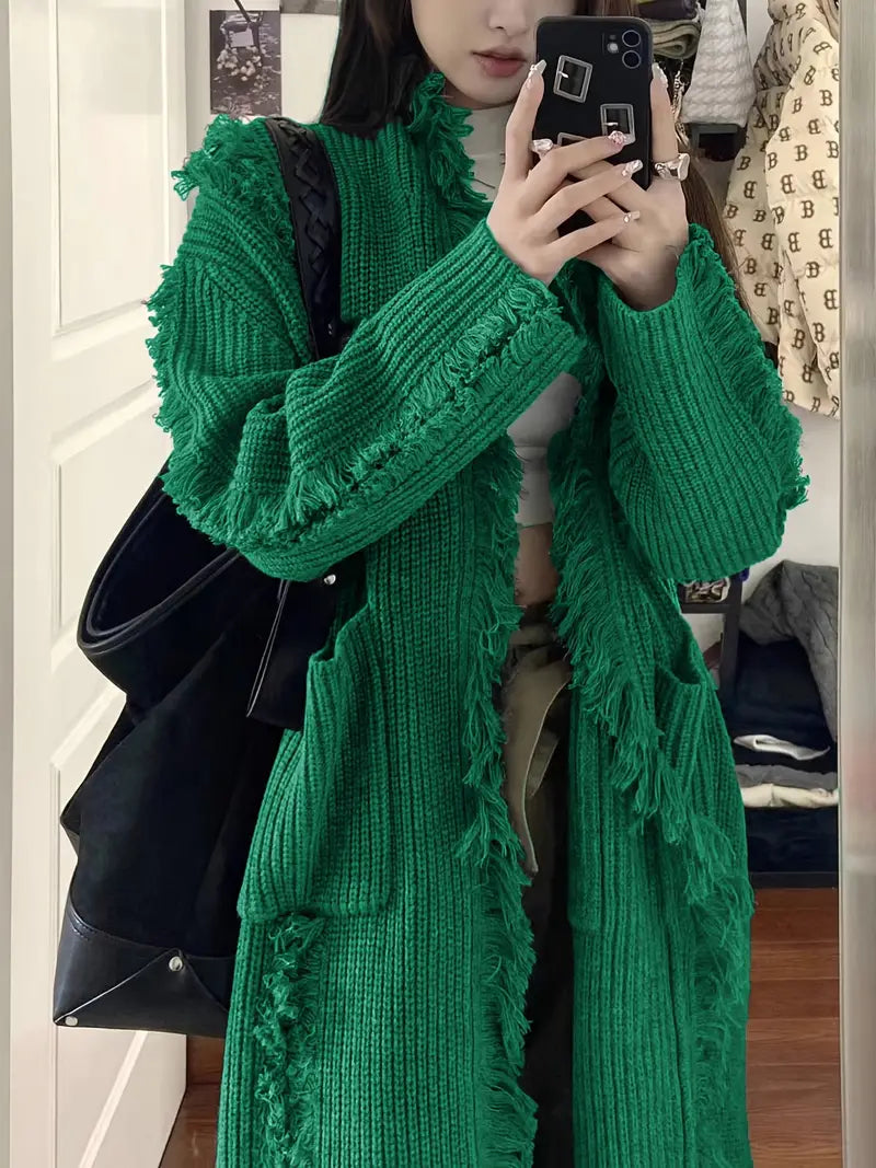 Ramziya - אלגנטיציצה ארוכהקרדיגןעםכיס