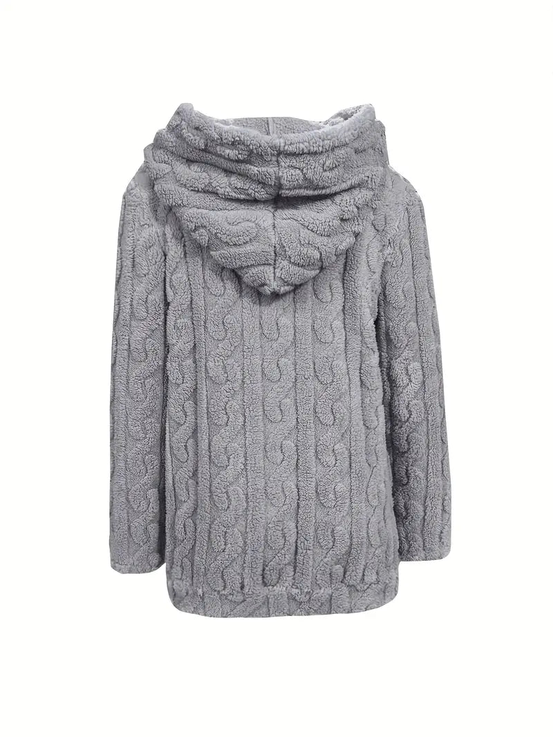 Ganka - סווטשירט עם רוכסן ושרוולים ארוכים