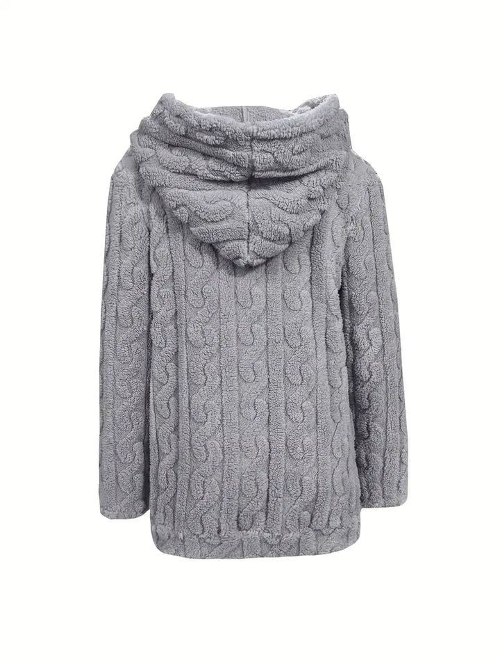 Ganka - סווטשירט עם רוכסן ושרוולים ארוכים