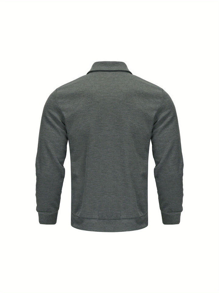 Marvin - ז'קט פוליאסטר קז'ואל עם רוכסן