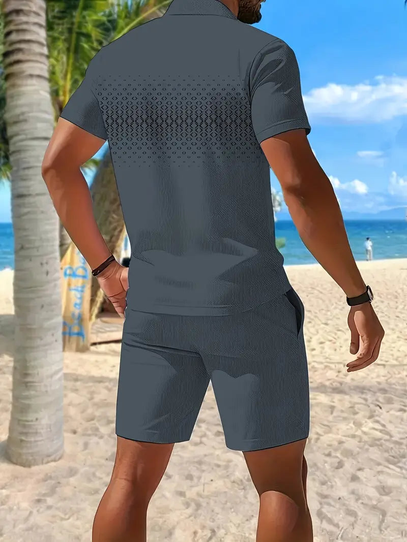 Zackary - סט קצר עם שרוולים קצרים לקיץ