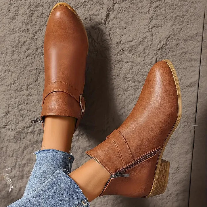 Leigh - מגפי קרסול אורתופדיים נגד החלקה