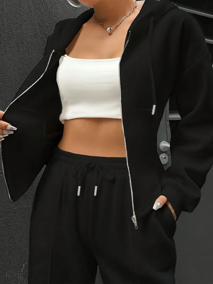 Nanci - סט שני חלקים קז'ואל עם שרוולים ארוכים